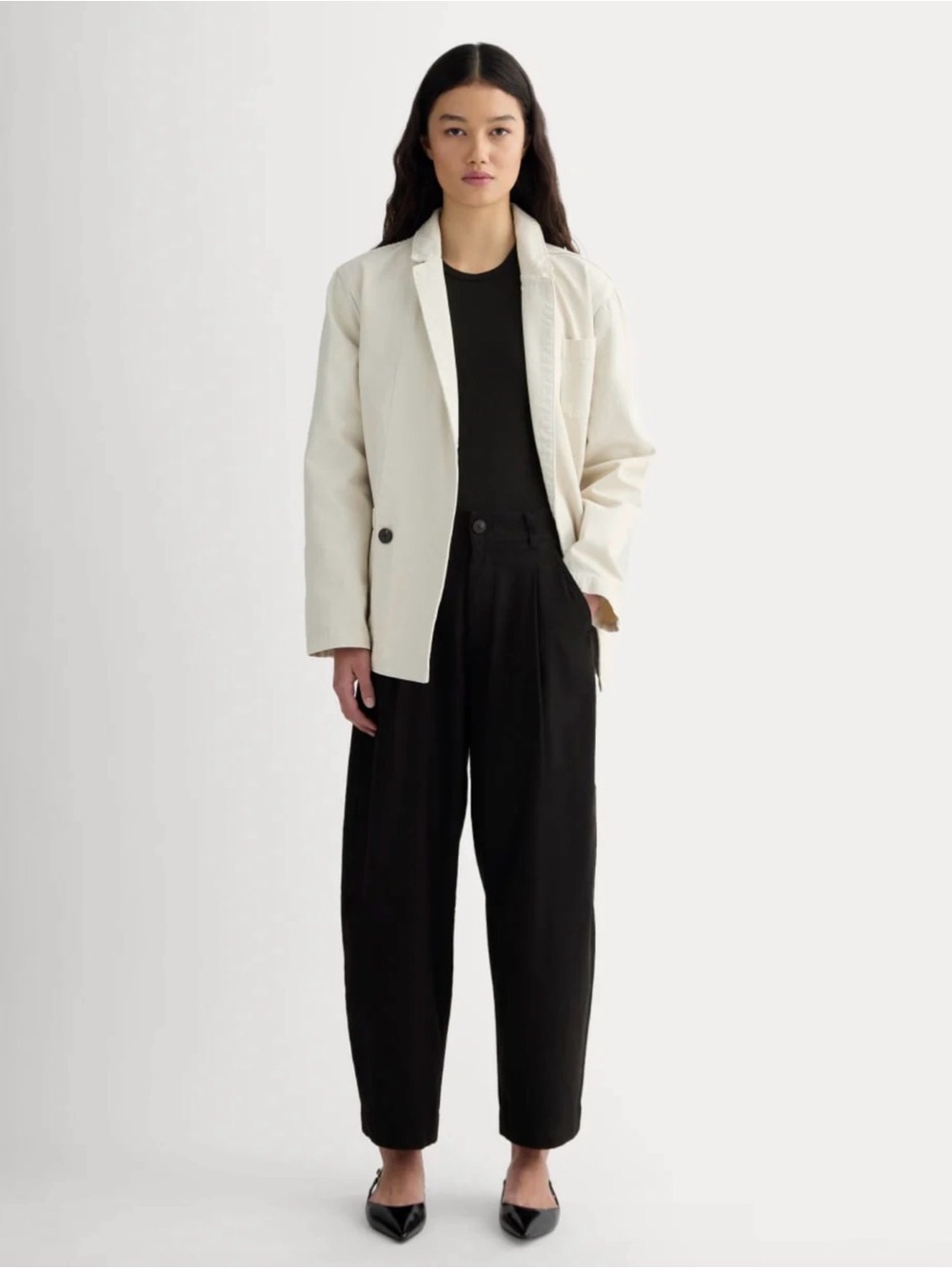 Everlane Black Tapered Pants Women’s Size 2